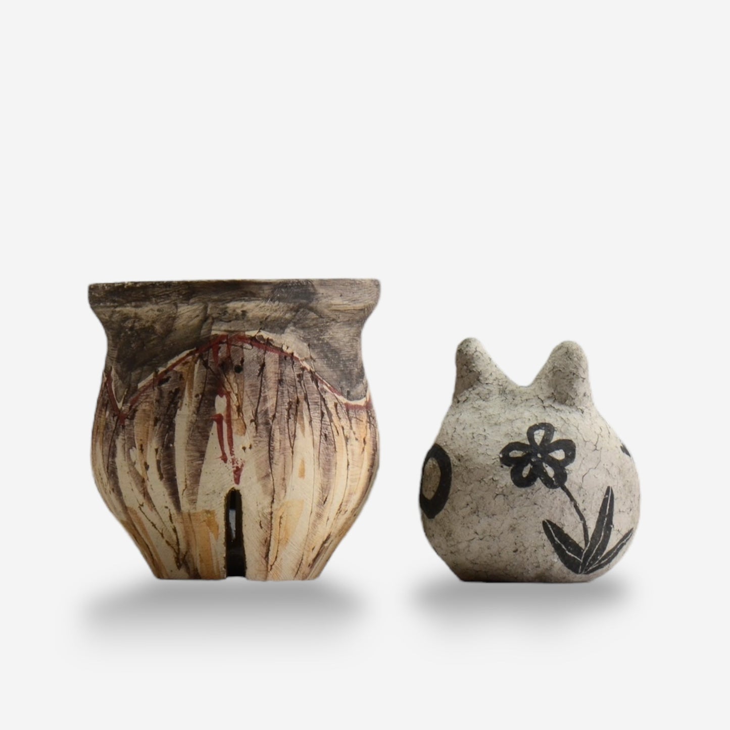 沼野秀章 / 刻む音 07 / 約 φ10cm / 植木鉢
