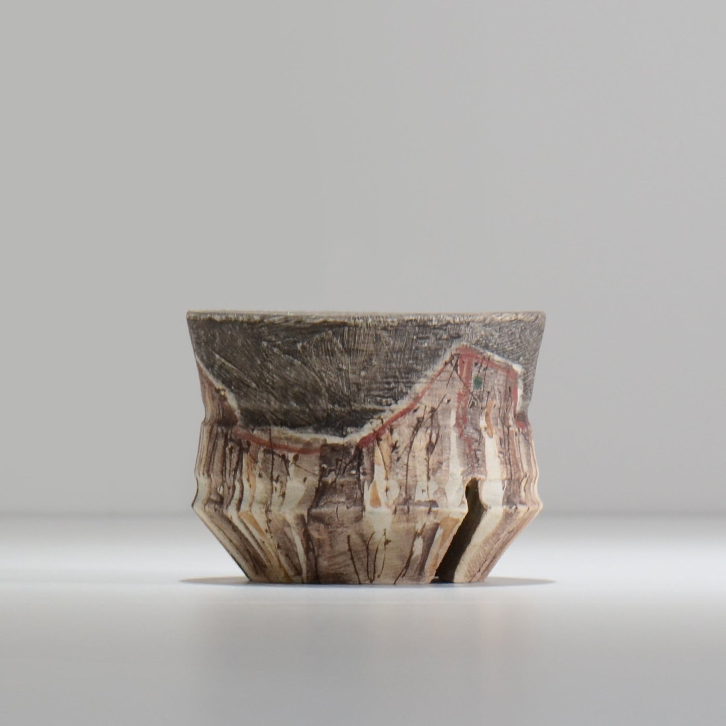 沼野秀章 / 刻ム音 / nu02_so06_s / 約 φ10.7cm / 植木鉢