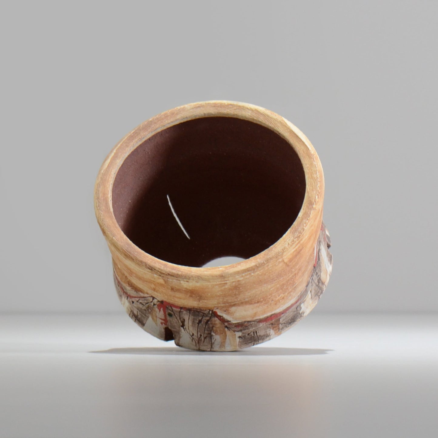 沼野秀章 / 刻ム音 / nu02_so11_s / 約 φ11.8cm / 植木鉢
