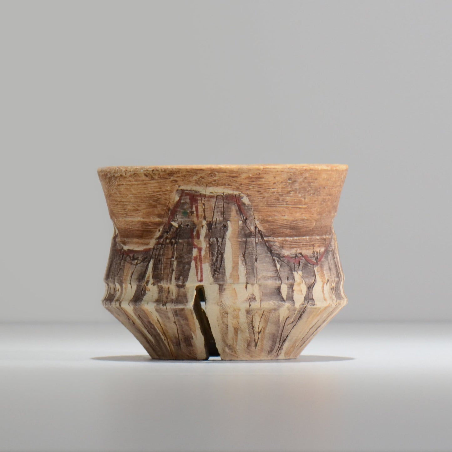 沼野秀章 / 刻ム音 / nu02_so12_m / 約 φ12.7cm / 植木鉢