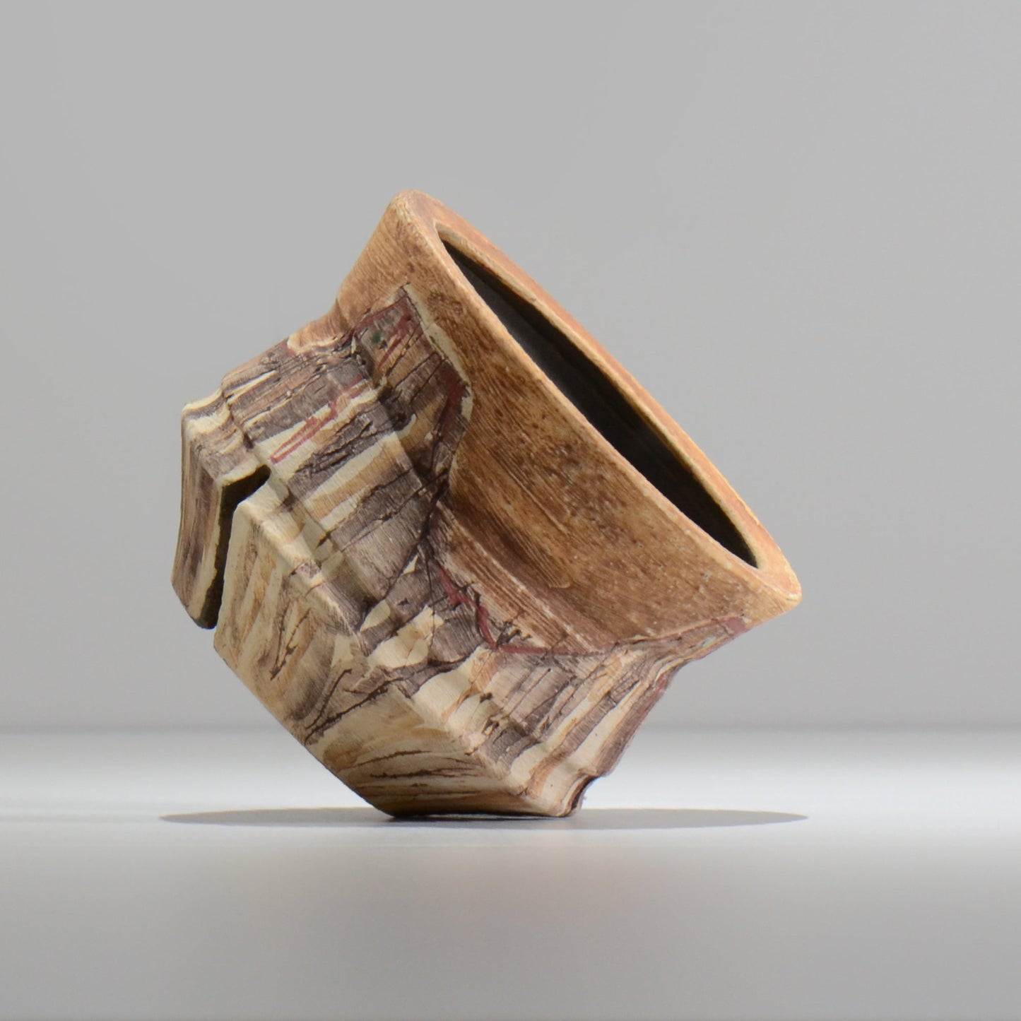 沼野秀章 / 刻ム音 / nu02_so12_m / 約 φ12.7cm / 植木鉢