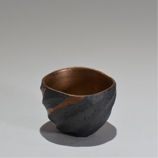 沖 誠 / bronzaラスター彩ぐい呑 / om_07