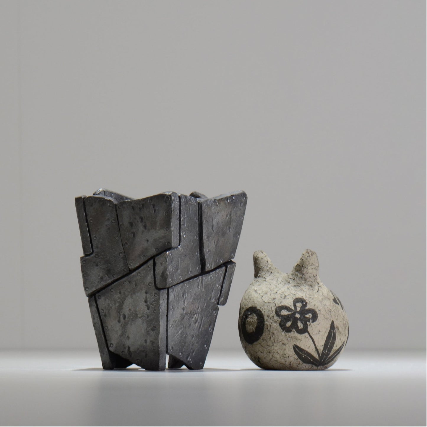 沖誠 / RIVET_SILVER_01/ 約φ11cm  / S / 植木鉢