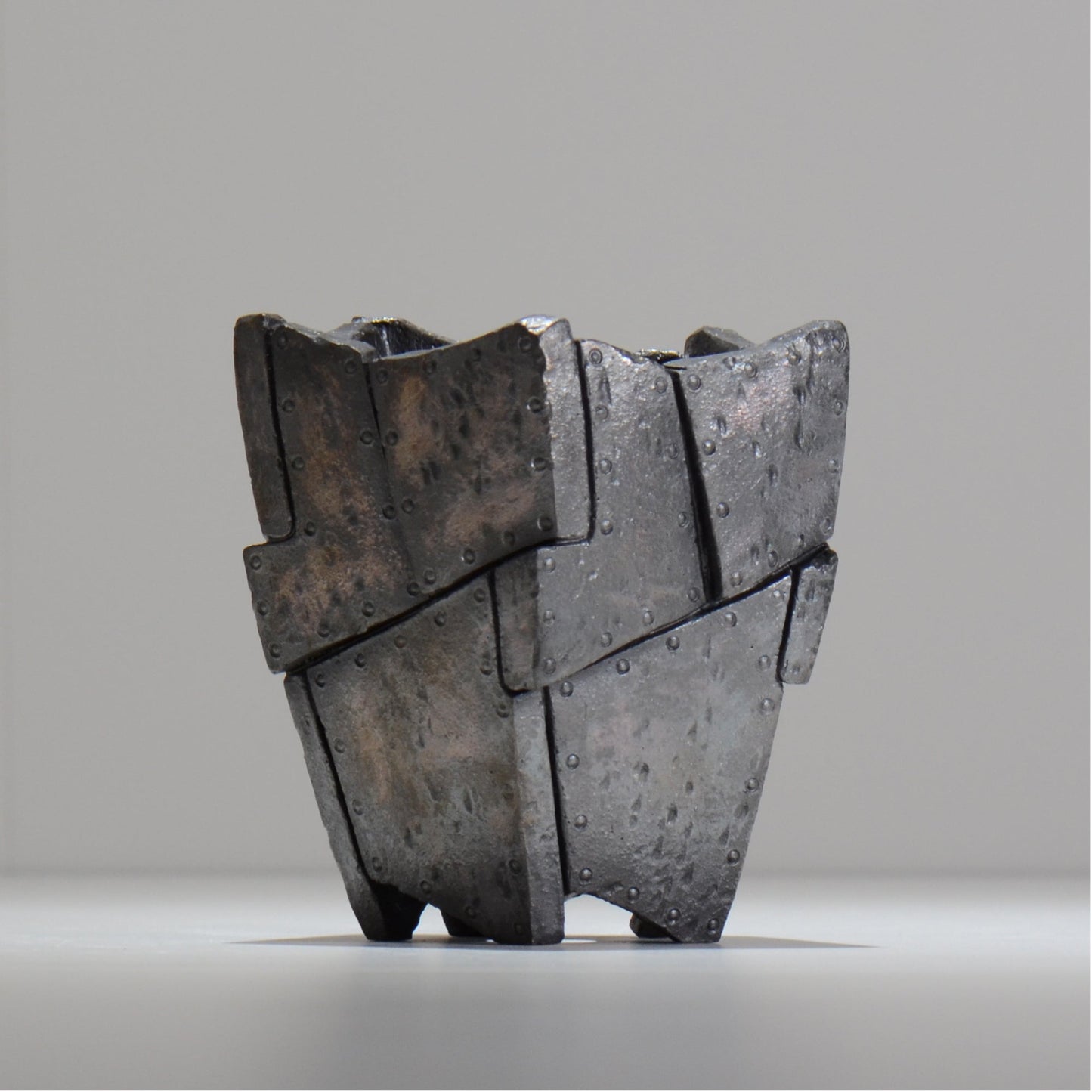 沖誠 / RIVET_SILVER_02/ 約φ11cm   / S /  植木鉢