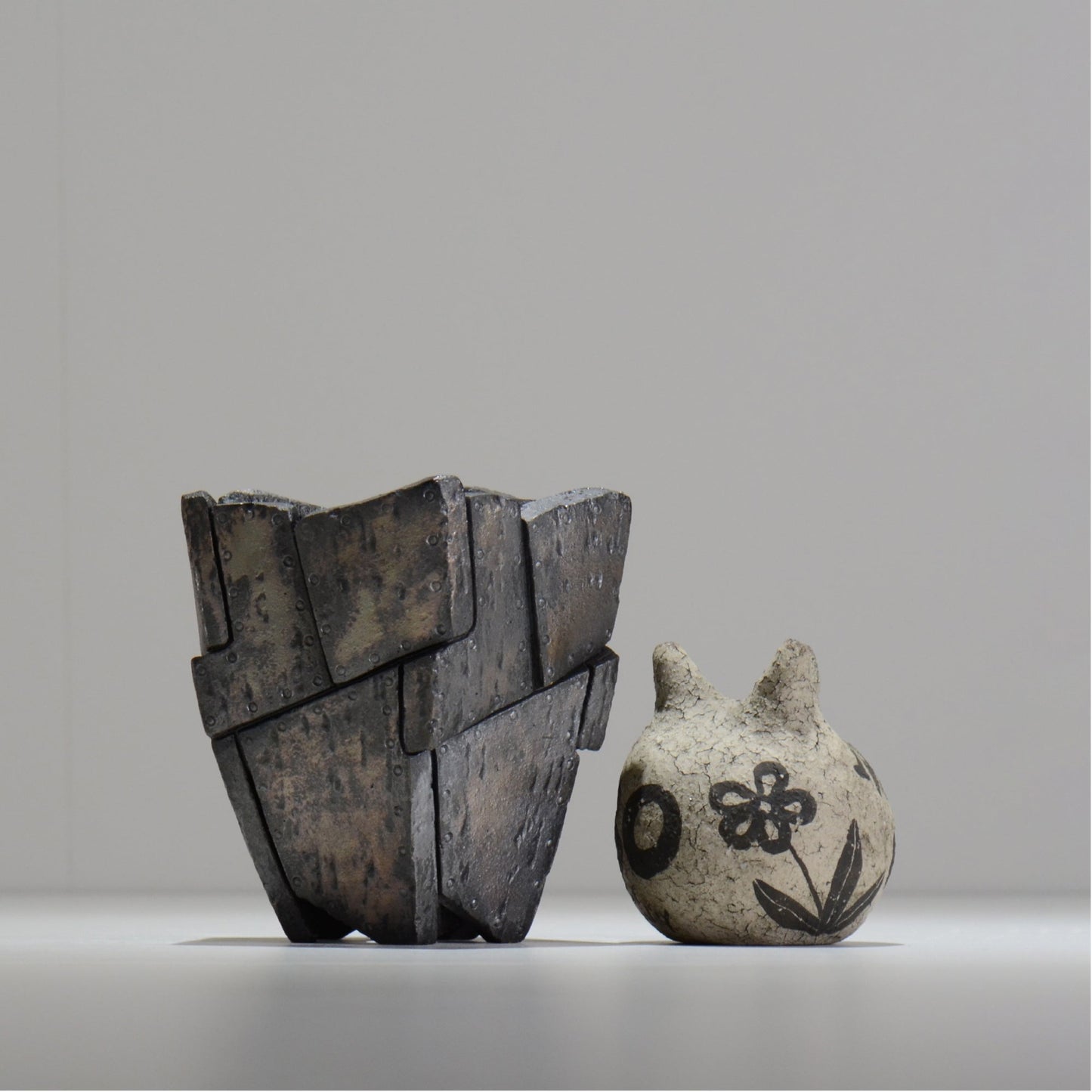 沖誠 / RIVET_SILVER_03 / 約φ11.5cm / S / 植木鉢