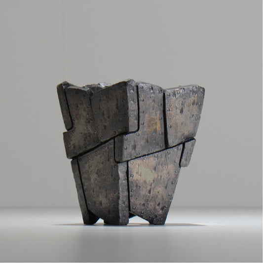 沖誠 / RIVET_SILVER_04/ 約φ11cm / S / 植木鉢