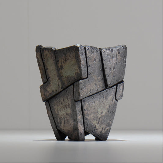 沖誠 / RIVET_SILVER_05/ 約φ11cm / S / 植木鉢