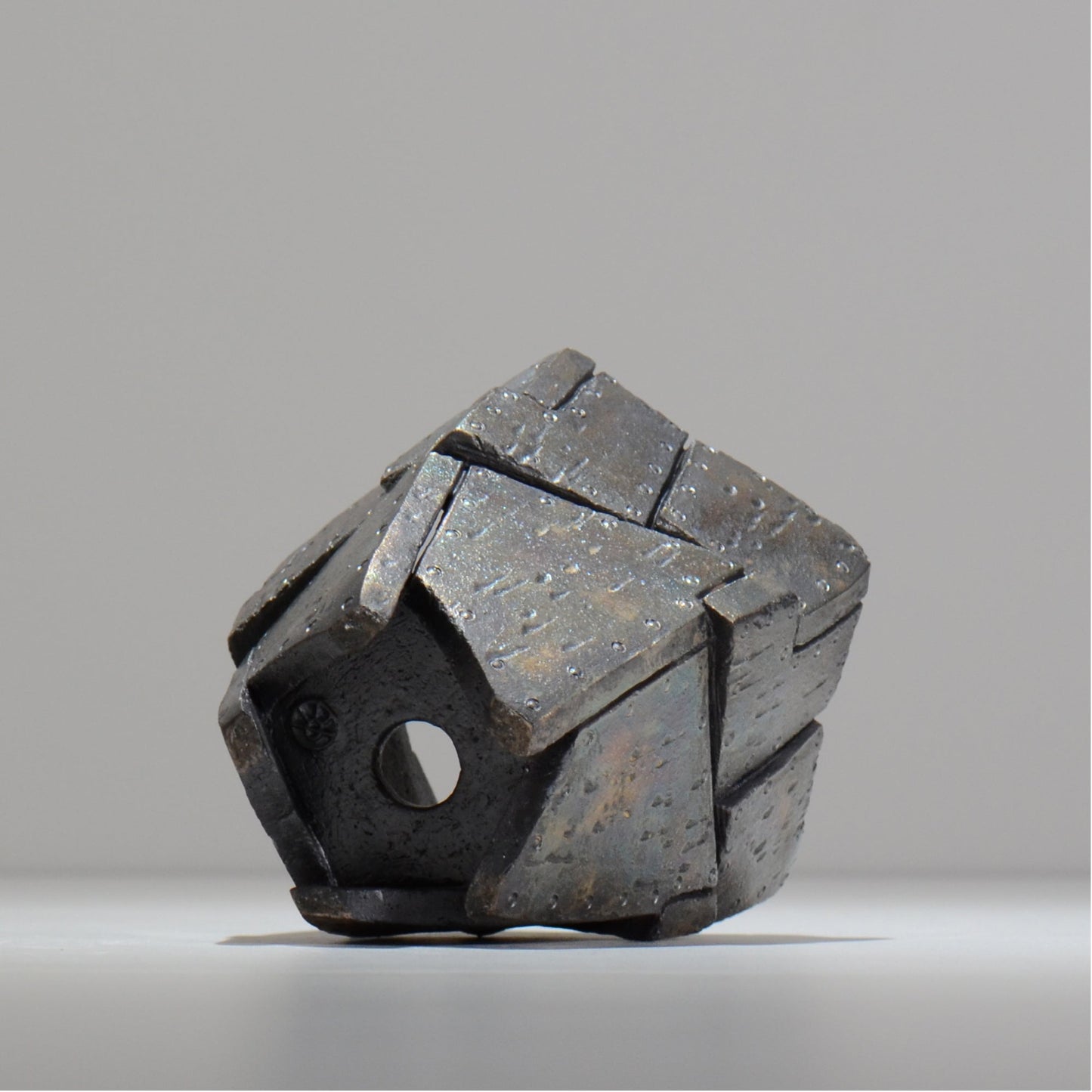 沖誠 / RIVET_SILVER_06/ 約φ11cm / S / 植木鉢