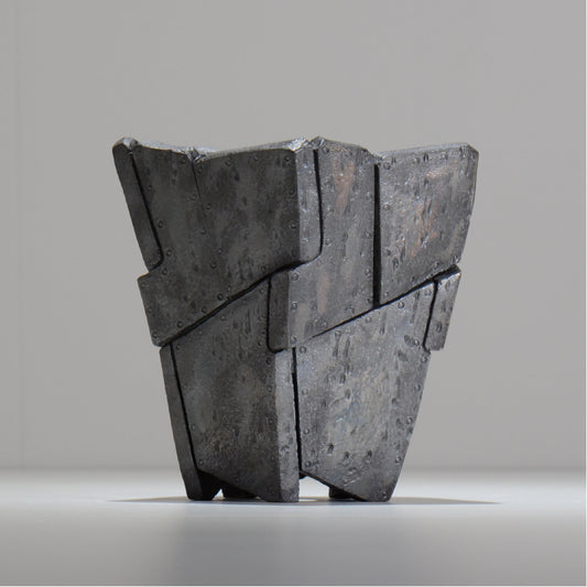 沖誠 / RIVET_SILVER_07/ 約φ13.5cm / M /植木鉢