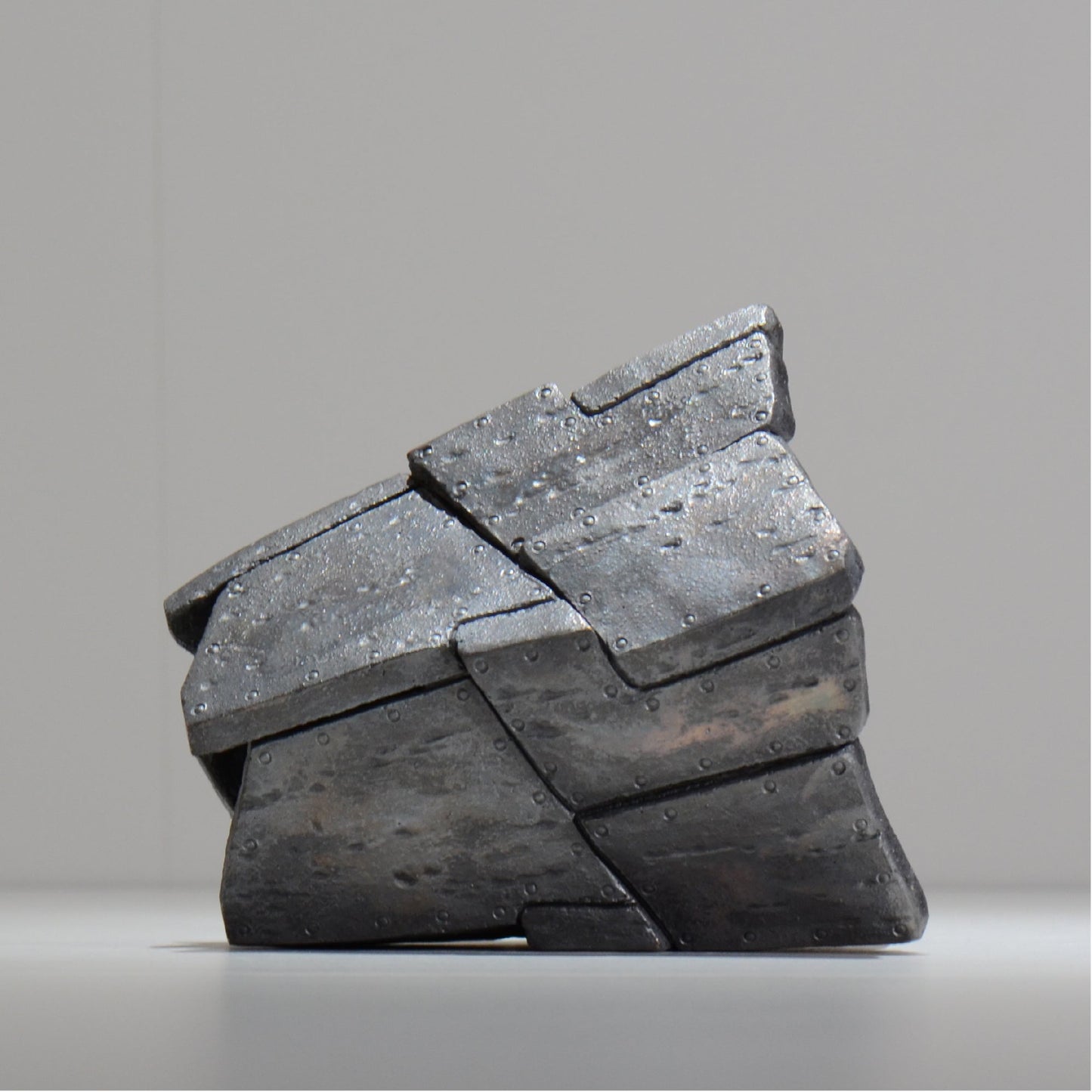 沖誠 / RIVET_SILVER_07/ 約φ13.5cm / M /植木鉢