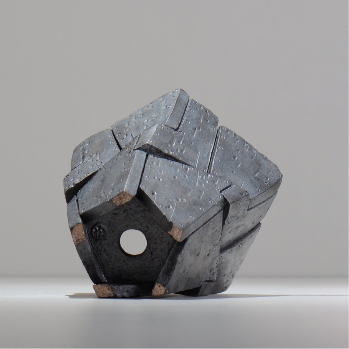 沖誠 / RIVET_SILVER_08/ 約φ13.5cm / M /植木鉢