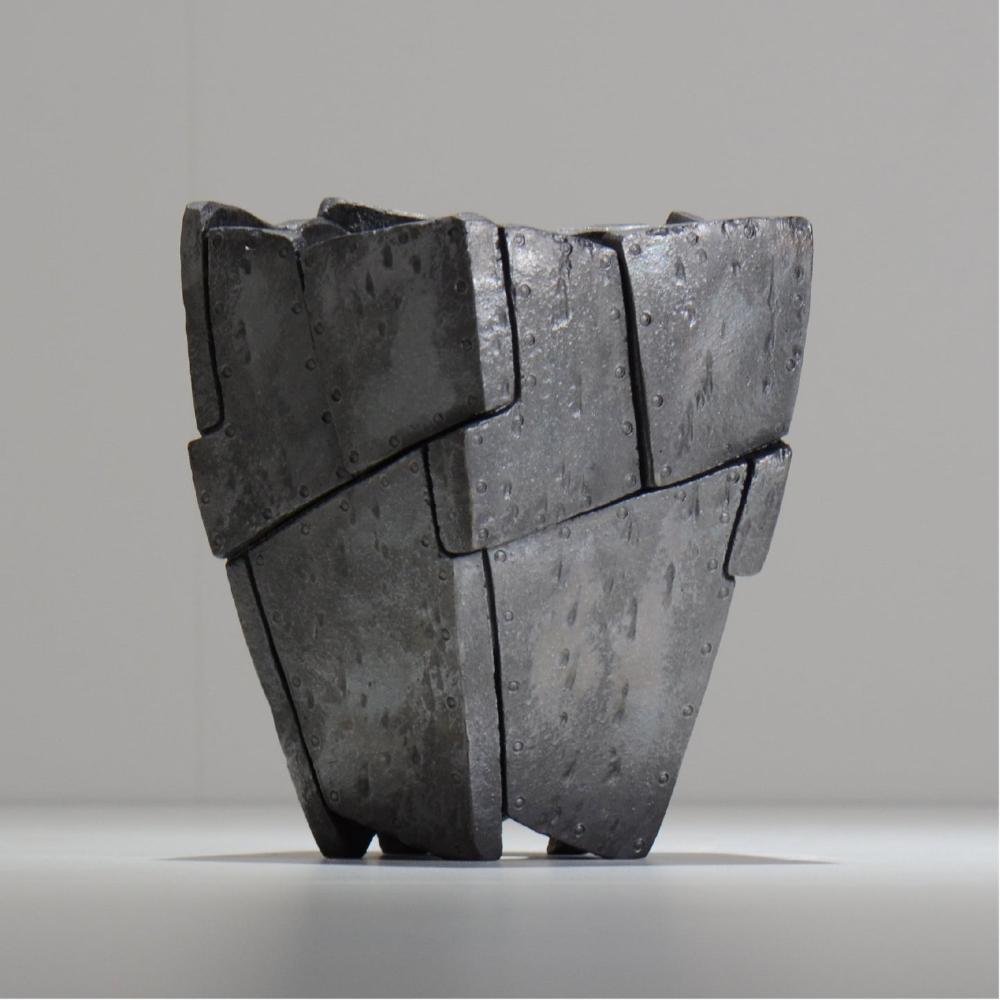 沖誠 / RIVET_SILVER_12/ 約φ13.5cm / M /植木鉢