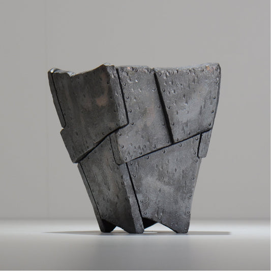 沖誠 / RIVET_SILVER_14/ 約φ17cm / L / 植木鉢