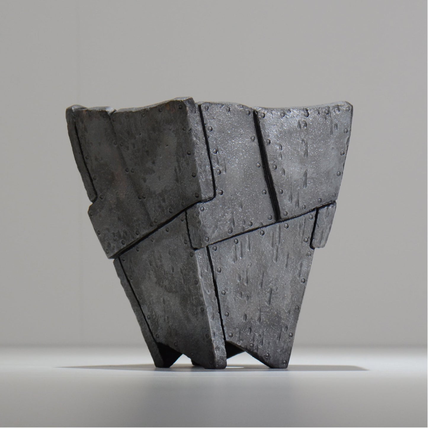 沖誠 / RIVET_SILVER_14/ 約φ17cm / L / 植木鉢