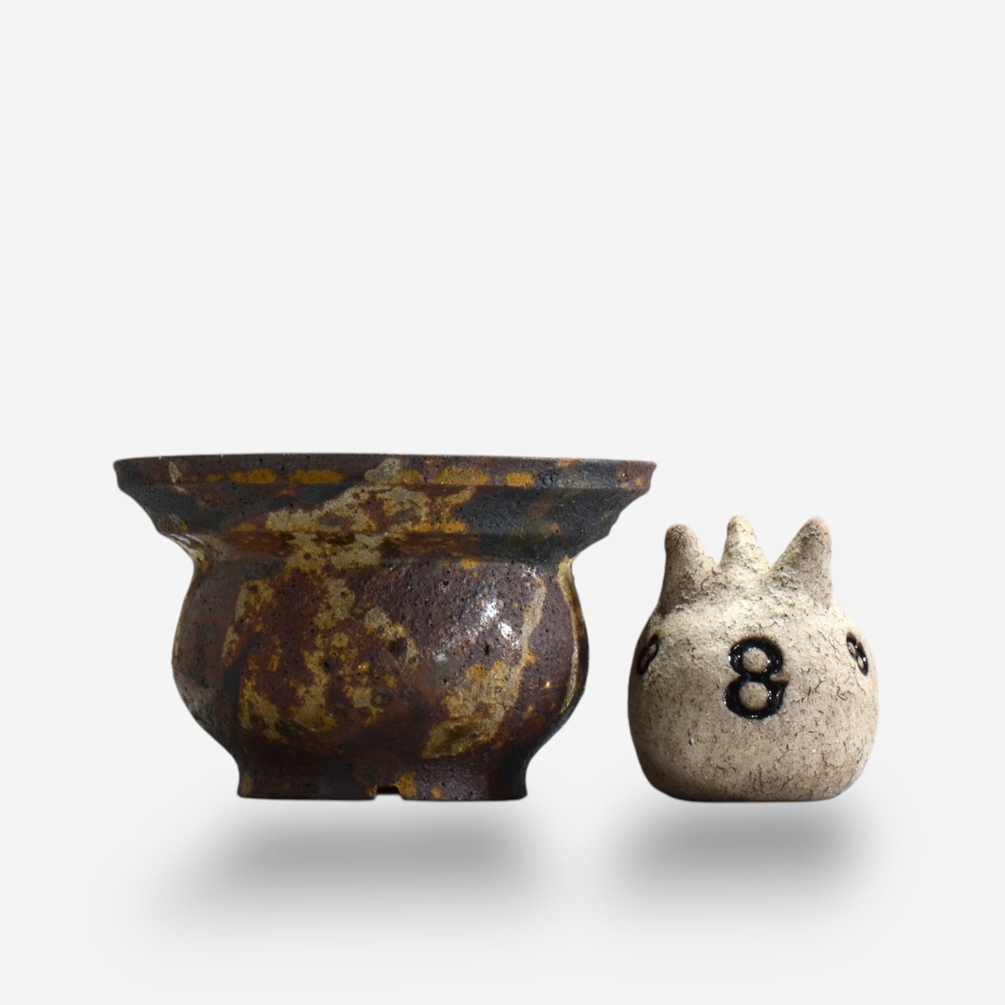 山下太 / ASOBO  錆(さび)/ 37 /  約 φ16cm / 植木鉢