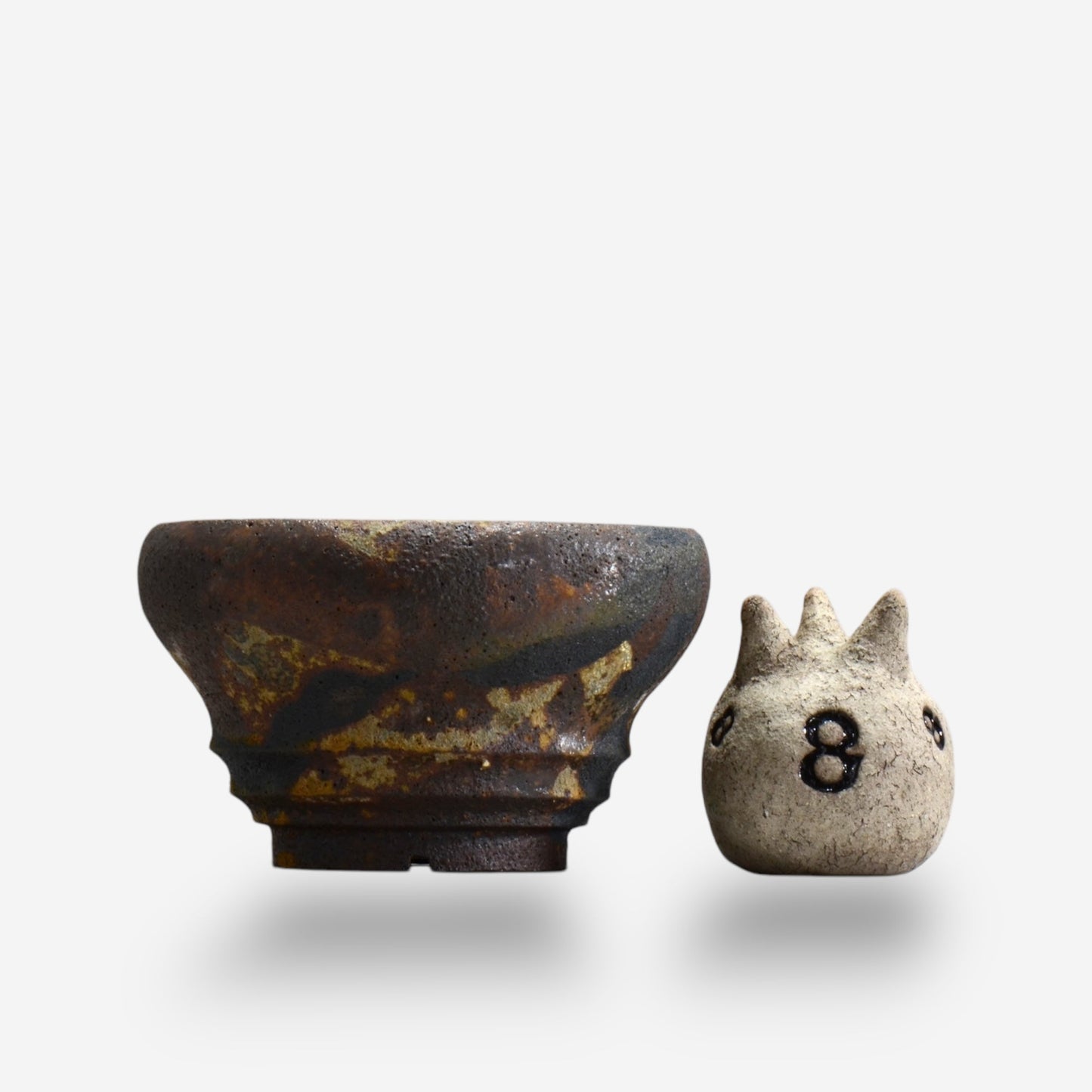 山下太 / ASOBO  錆(さび)/ 38 /  約 φ16cm / 植木鉢