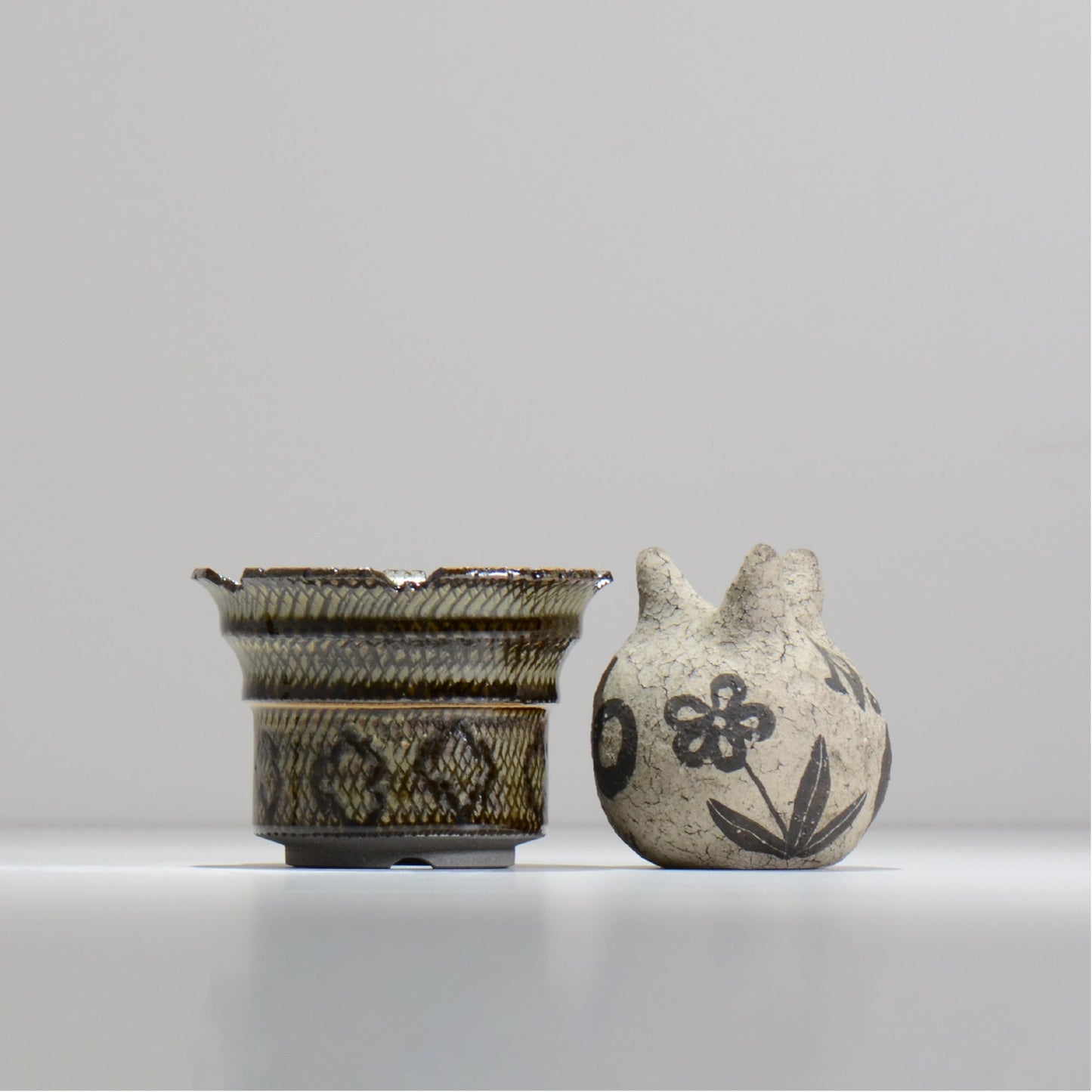 仲田唯希人 / SNAKE02 02/ 約φ10.5cm / 植木鉢