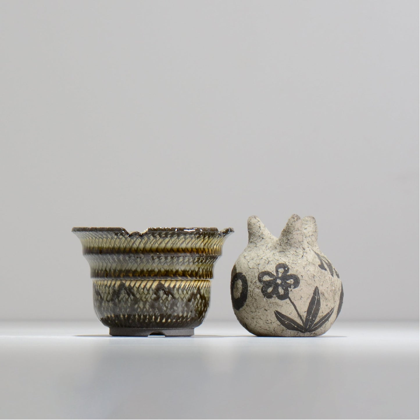 仲田唯希人 / SNAKE02 04/ 約φ11cm / 植木鉢