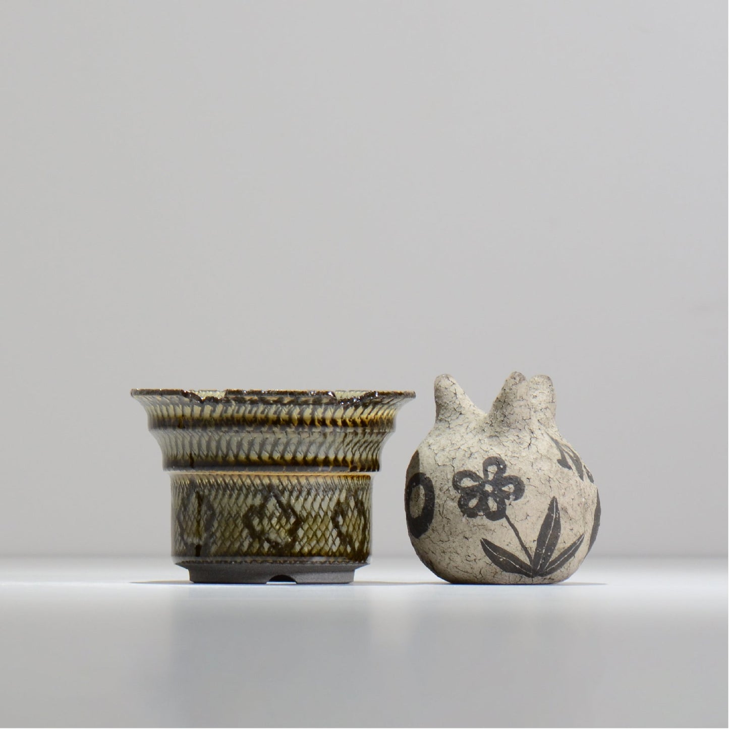 仲田唯希人 / SNAKE02 05/ 約φ11cm / 植木鉢