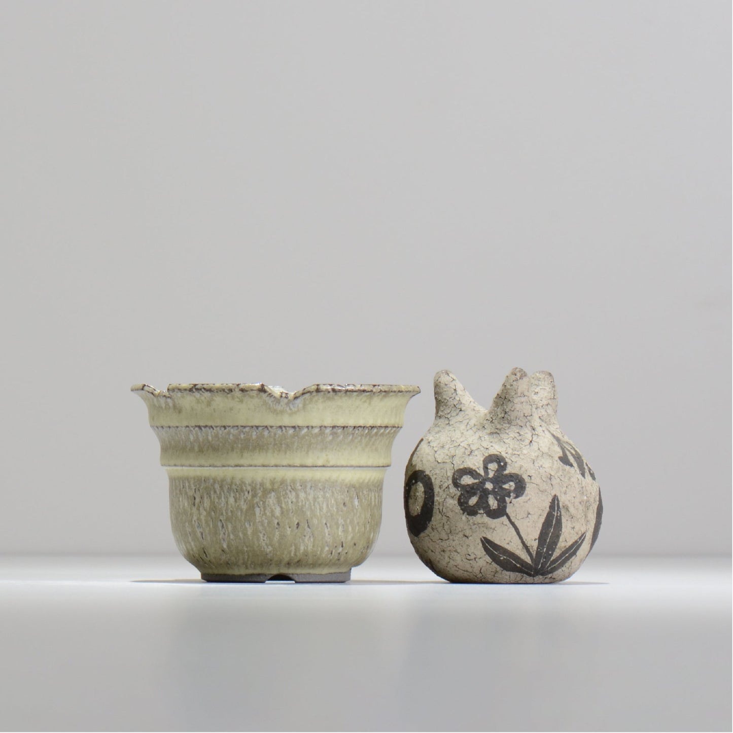 仲田唯希人 / SNAKE02 06/ 約φ11.1cm / 植木鉢