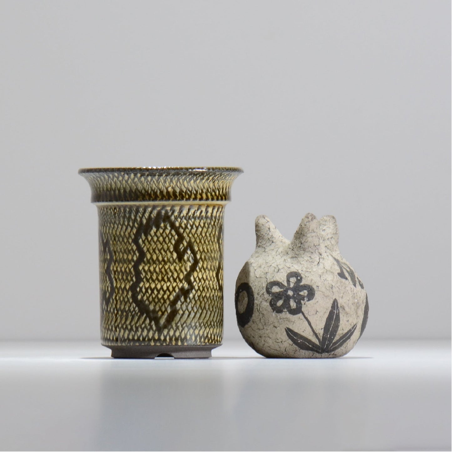 仲田唯希人 / SNAKE02 10/ 約φ9.3cm / 植木鉢