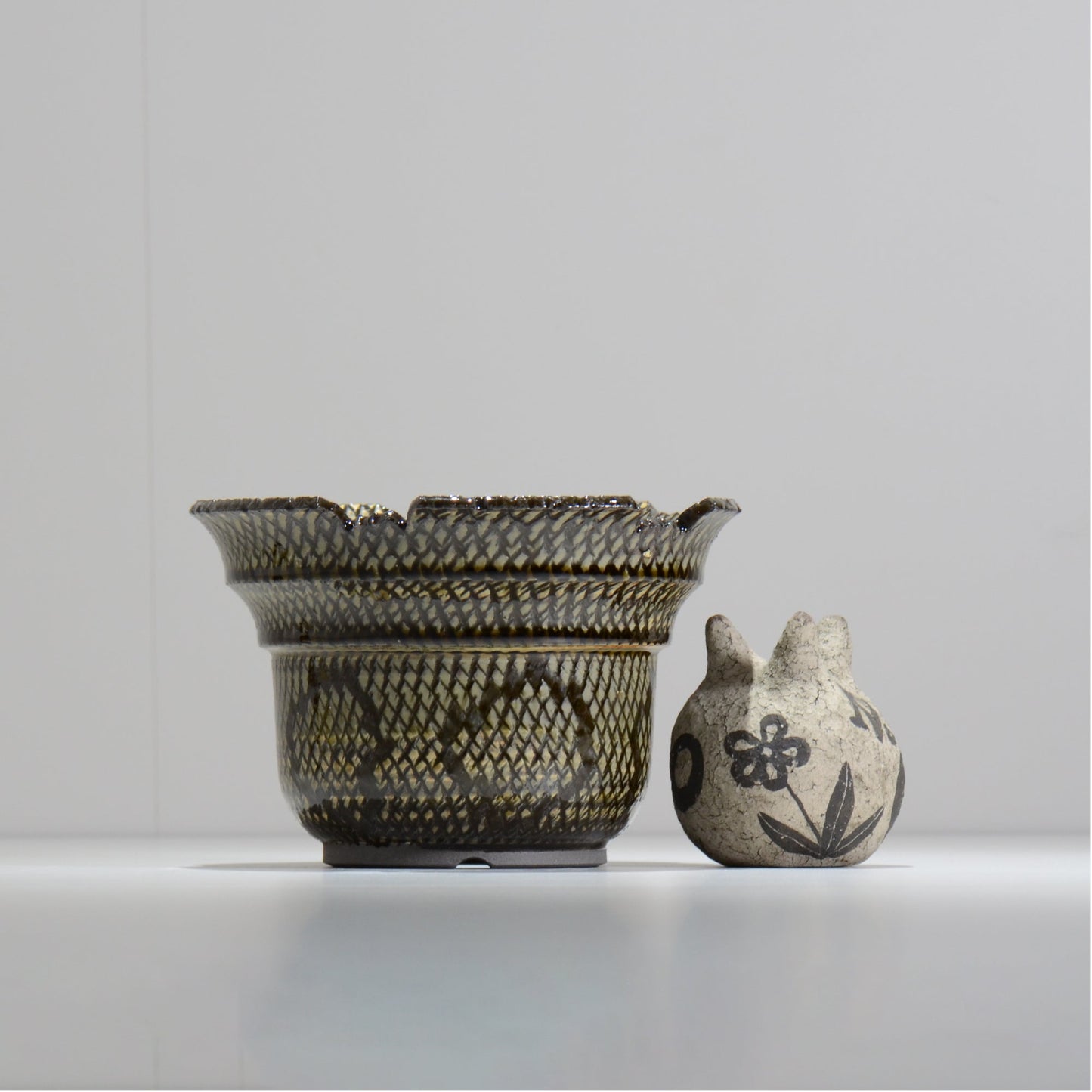 仲田唯希人 / SNAKE02 20/ 約φ17.7cm / 植木鉢