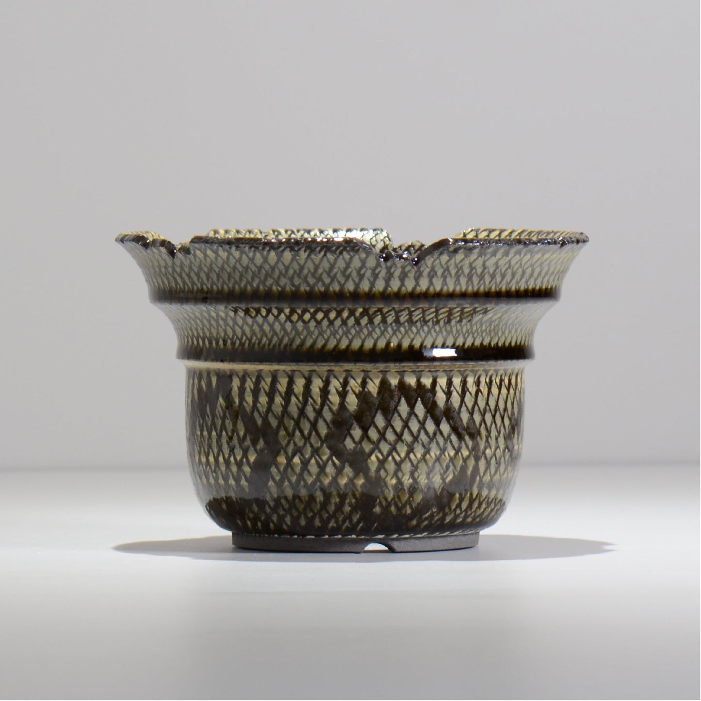 仲田唯希人 / SNAKE02 21/ 約φ17.3cm / 植木鉢