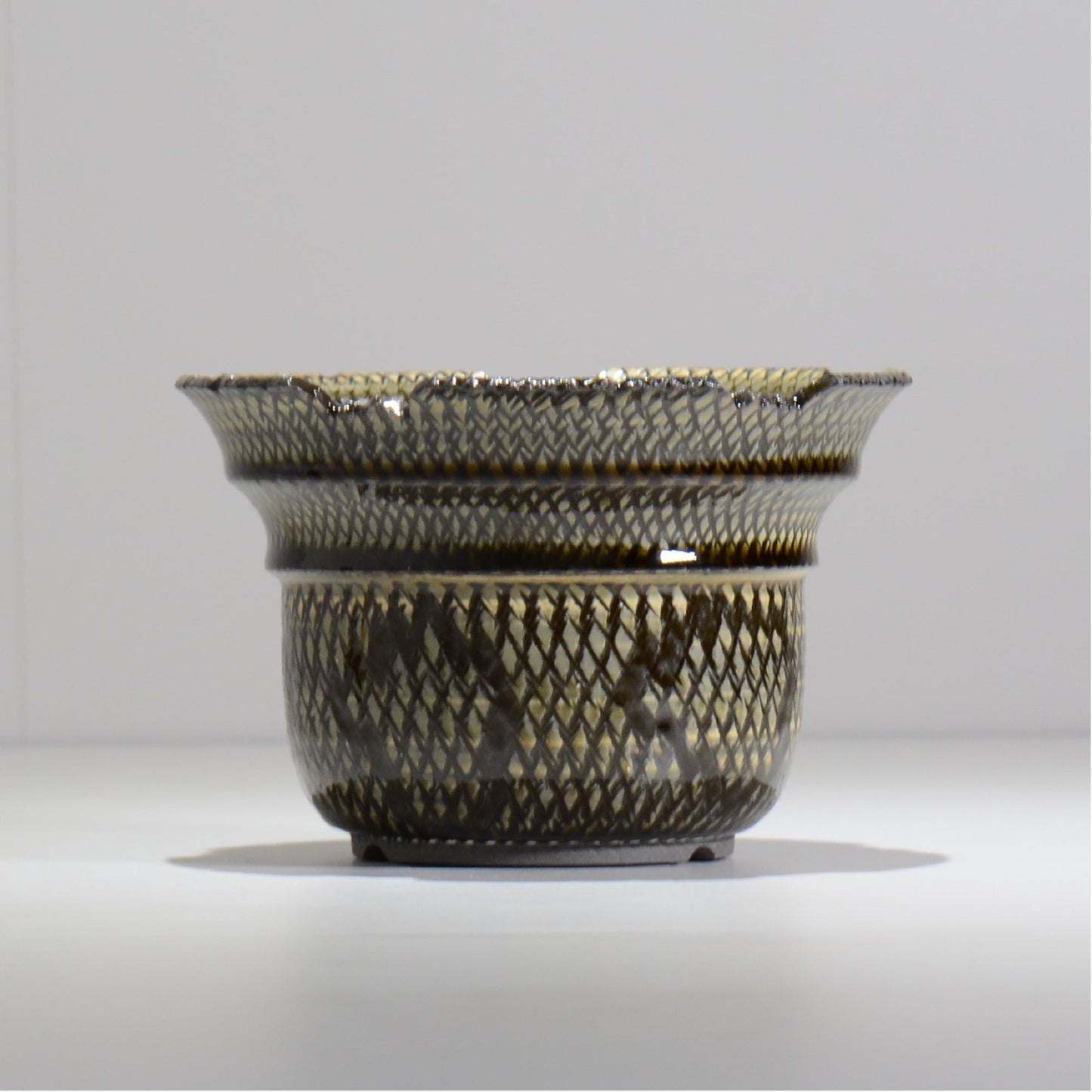 仲田唯希人 / SNAKE02 21/ 約φ17.3cm / 植木鉢