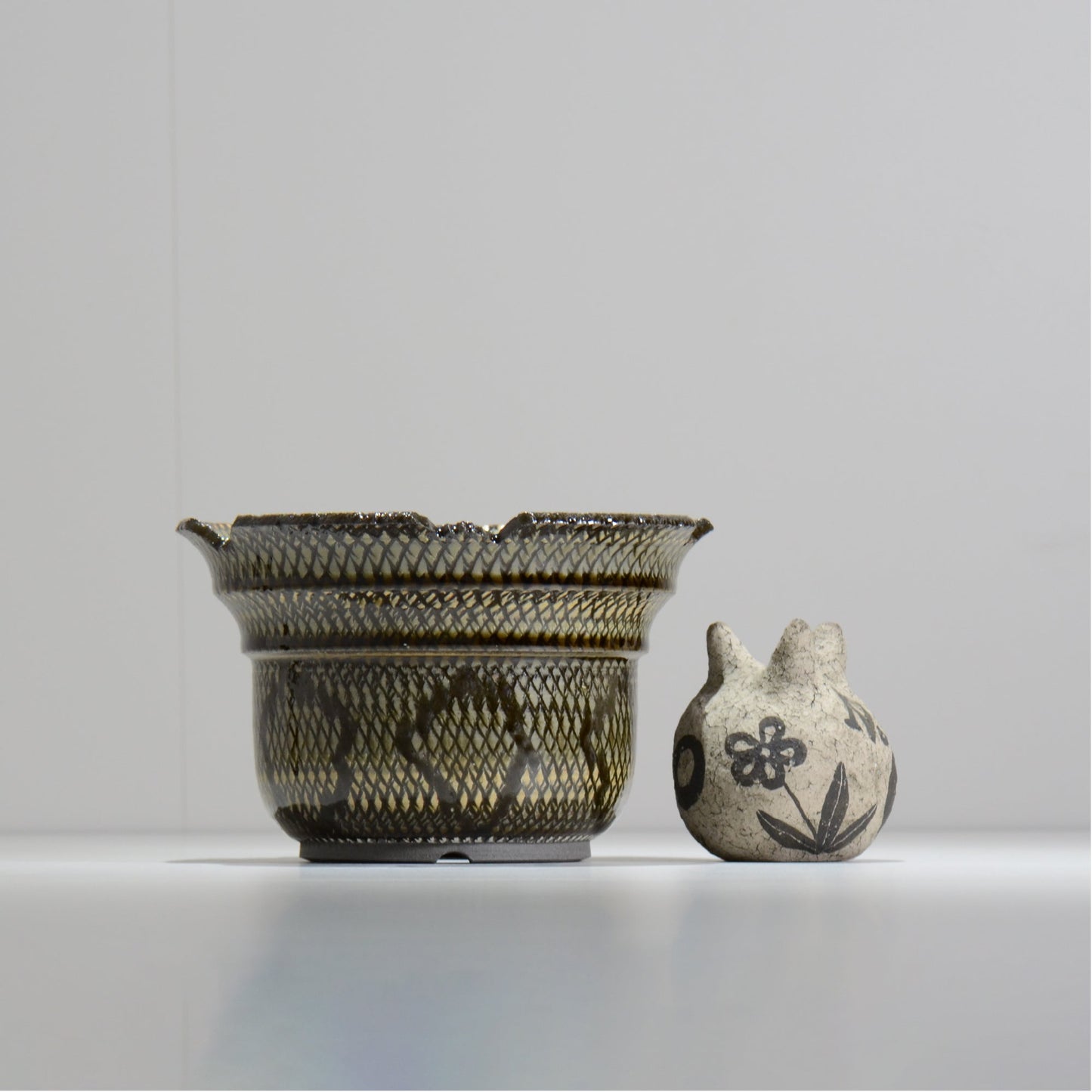 仲田唯希人 / SNAKE02 23/ 約φ18cm / 植木鉢