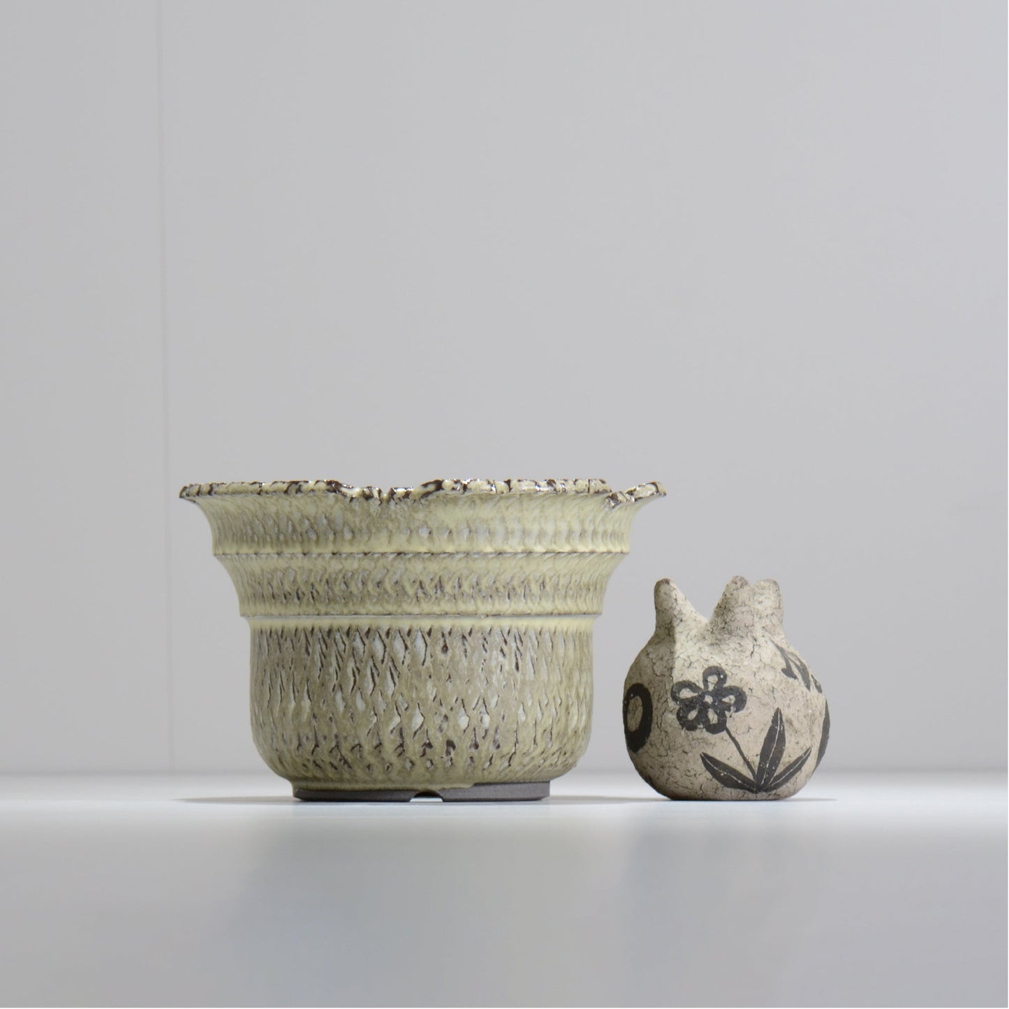 仲田唯希人 / SNAKE02 26/ 約φ18cm / 植木鉢