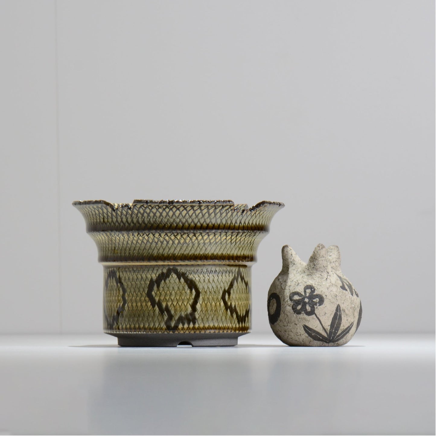 仲田唯希人 / SNAKE02 29/ 約φ17cm / 植木鉢