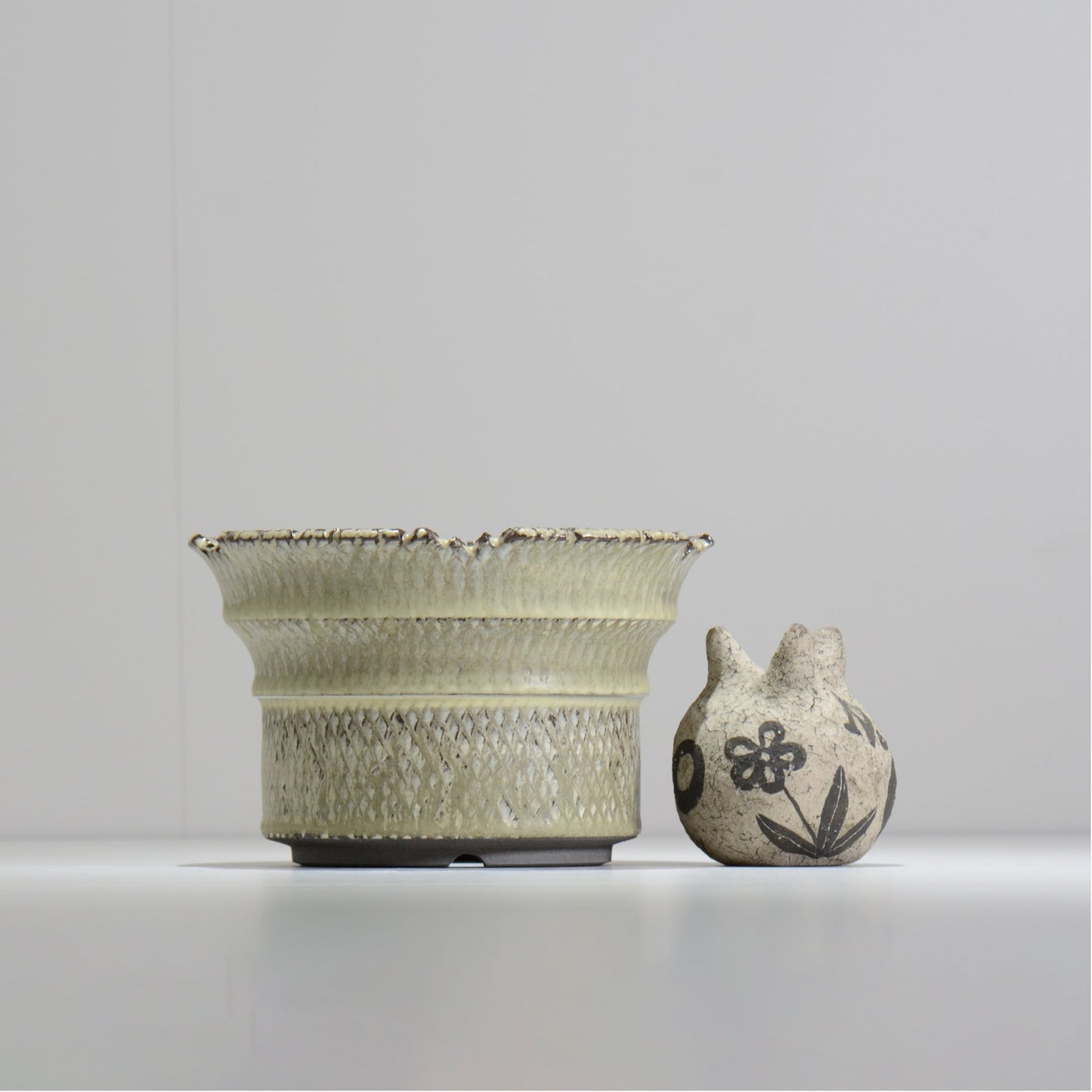 仲田唯希人 / SNAKE02 33/ 約φ18cm / 植木鉢