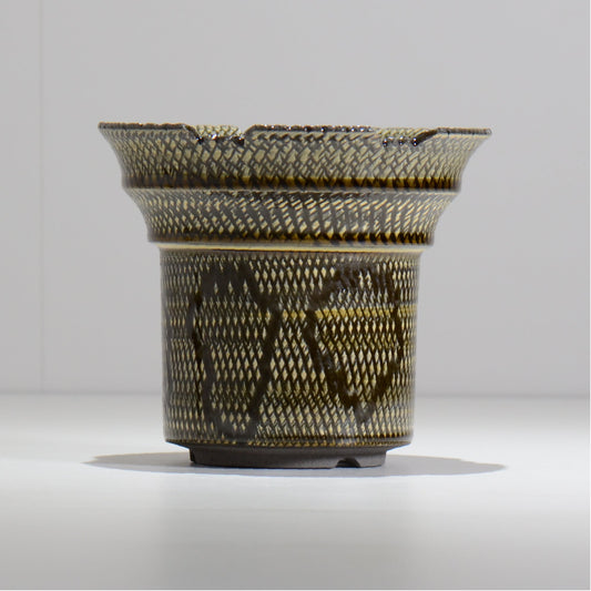 仲田唯希人 / SNAKE02 34/ 約φ16cm / 植木鉢