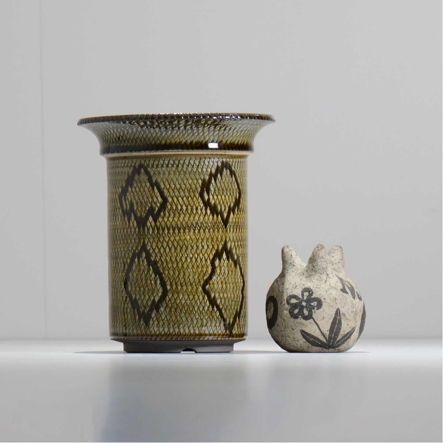 仲田唯希人 / SNAKE02 36/ 約φ15cm / 植木鉢