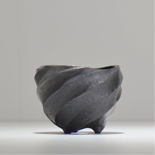 沖誠 / SPIIRAL_SILVER_05 / 約φ11.2cm / 植木鉢