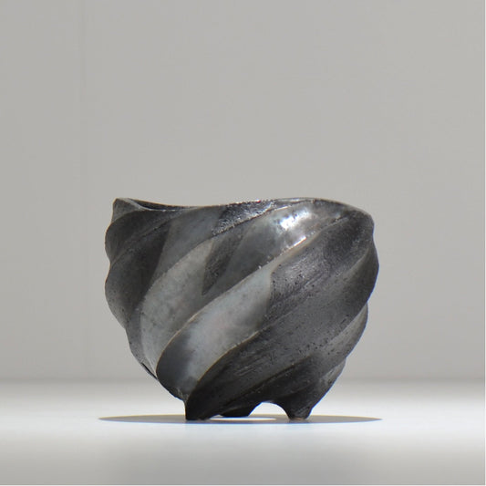 沖誠 / SPIIRAL_SILVER_07 / 約φ11.1cm / 植木鉢