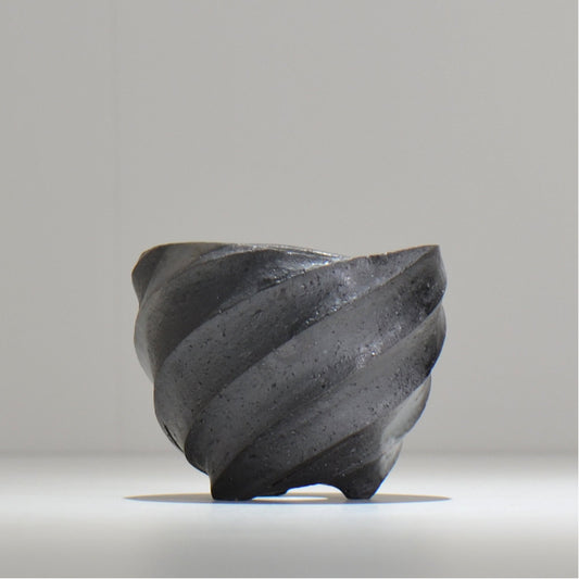 沖誠 / SPIIRAL_SILVER_08 / 約φ10.8cm / 植木鉢