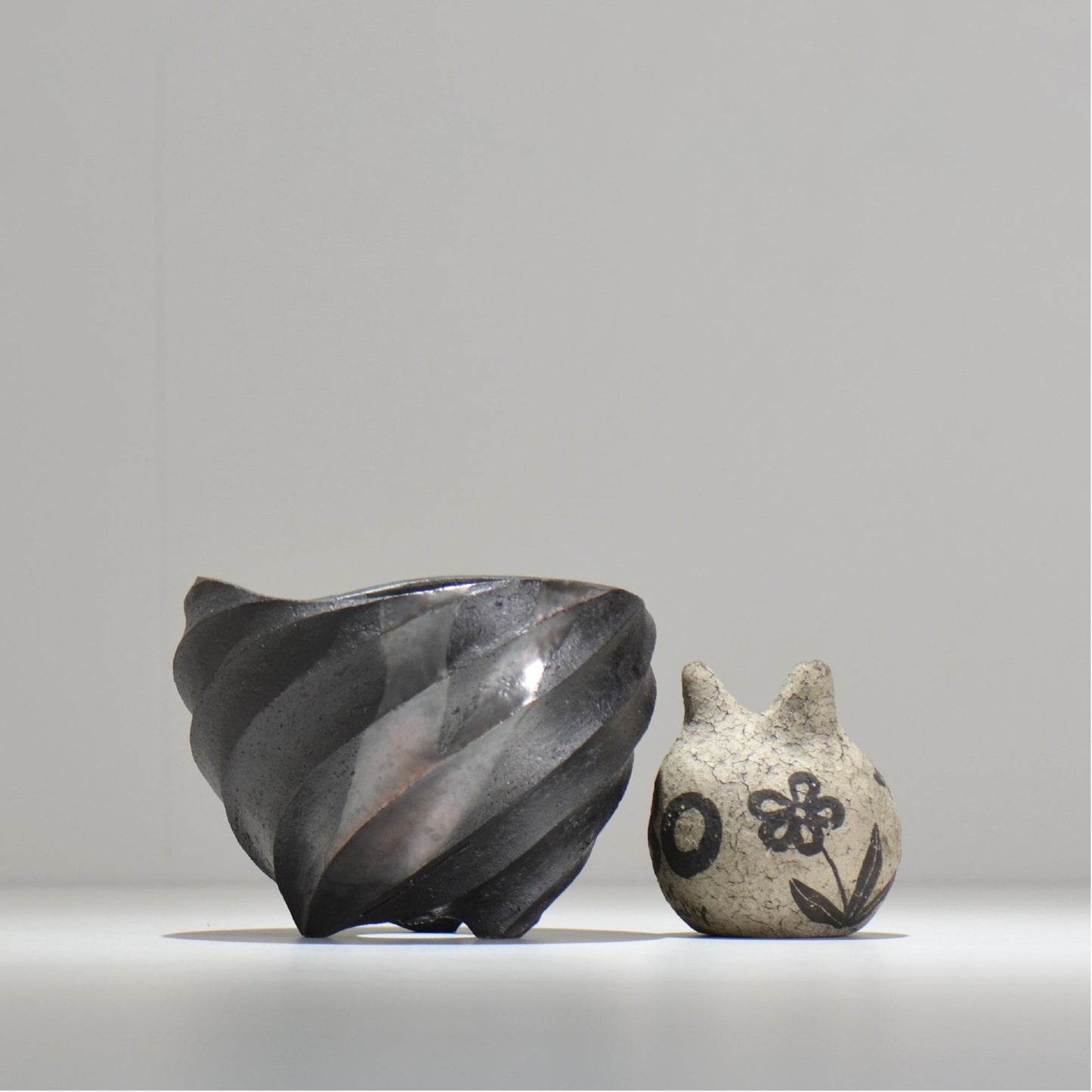 沖誠 / SPIIRAL_SILVER_13 / 約φ14.6cm  / 植木鉢