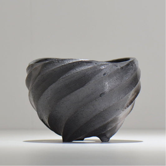 沖誠 / SPIIRAL_SILVER_15 / 約φ15.2cm / 植木鉢