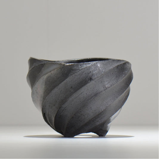 沖誠 / SPIIRAL_SILVER_16 / 約φ14.6cm / 植木鉢