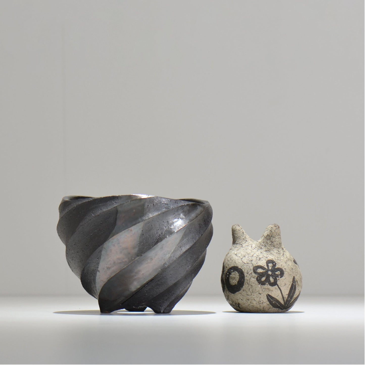 沖誠 / SPIIRAL_SILVER_16 / 約φ14.6cm  / 植木鉢