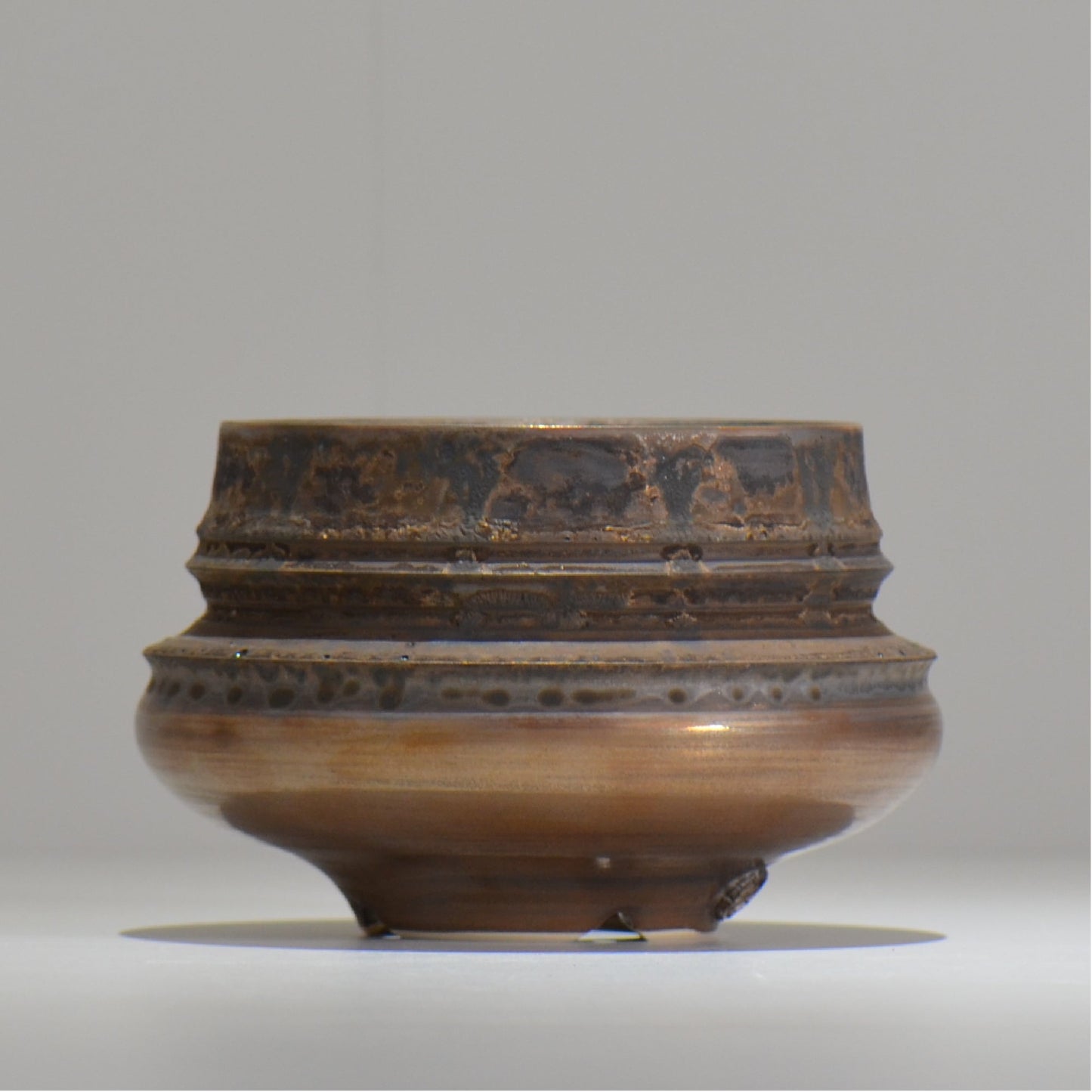 陶房Kibi / スムースエッジ /tk_jb01_m / 約 φ12.5cm / 植木鉢