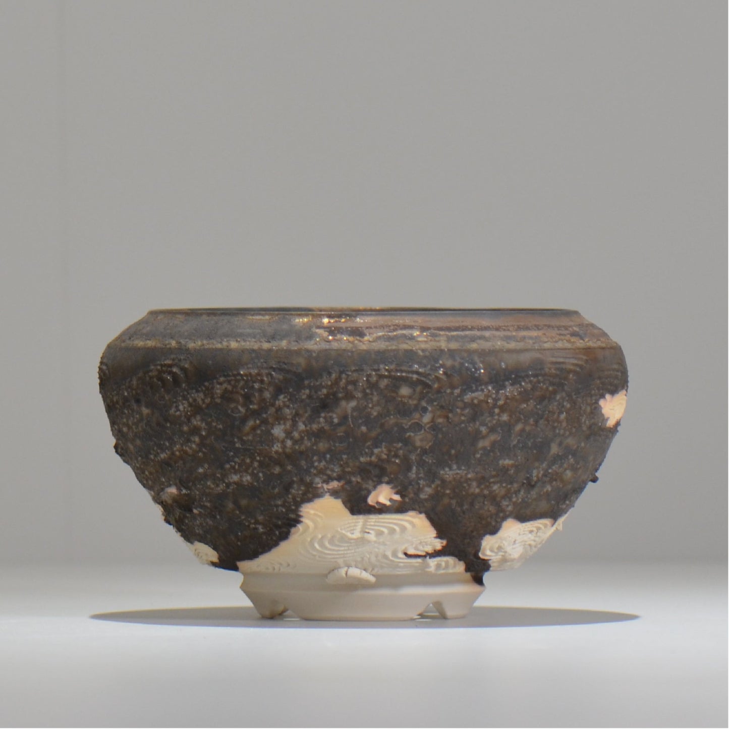 陶房Kibi / ツートン/tk_tw01_m / 約 φ12.7cm / 植木鉢