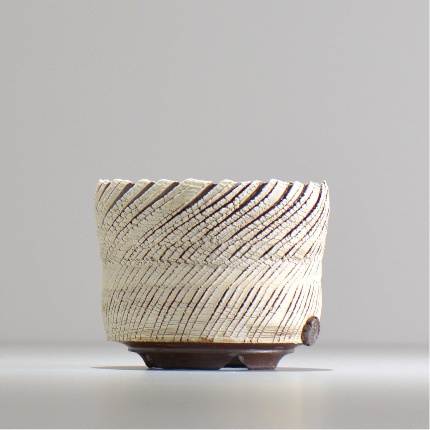 陶房Kibi / シュレッド/tksh_07_s / 約 φ9.8cm / 植木鉢