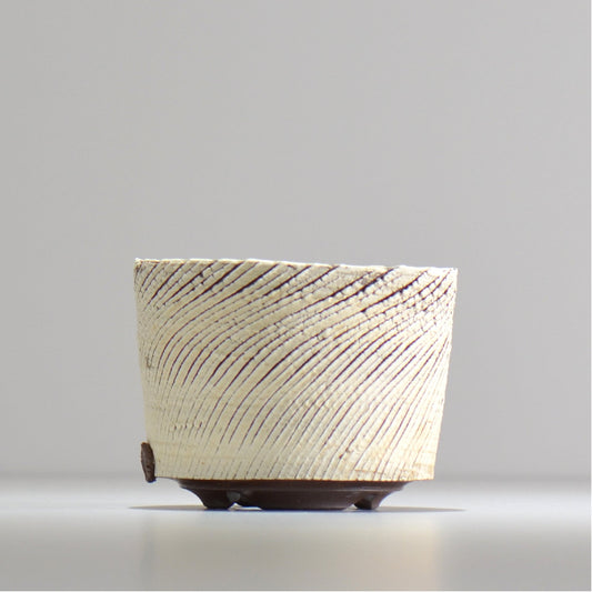 陶房Kibi / シュレッド/tksh_08_s / 約 φ10.7cm / 植木鉢