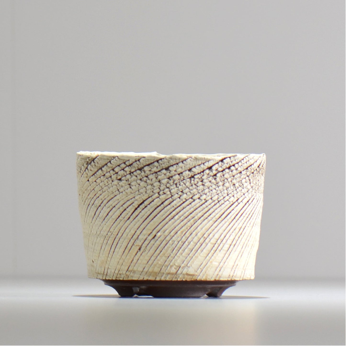 陶房Kibi / シュレッド/tksh_08_s / 約 φ10.7cm / 植木鉢