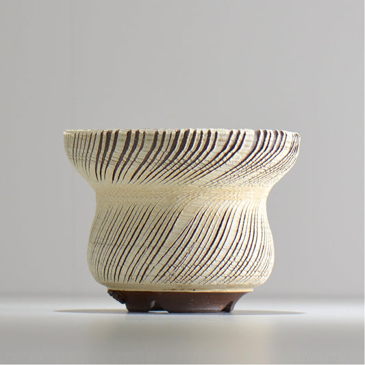 陶房Kibi / シュレッド/tksh_17_l / 約 φ15.5cm / 植木鉢