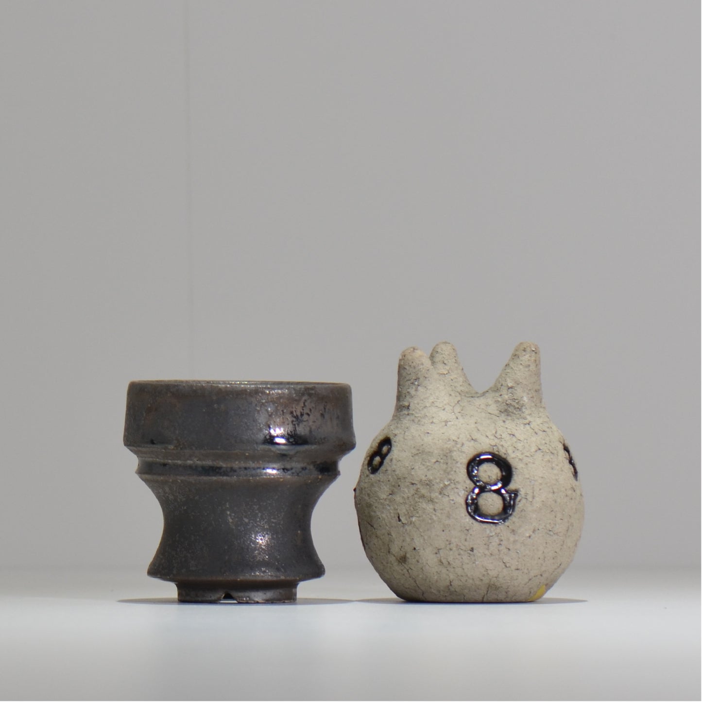 YATAGARASU / No.8 Type A 003 / S / 約 φ7.5cm / 植木鉢