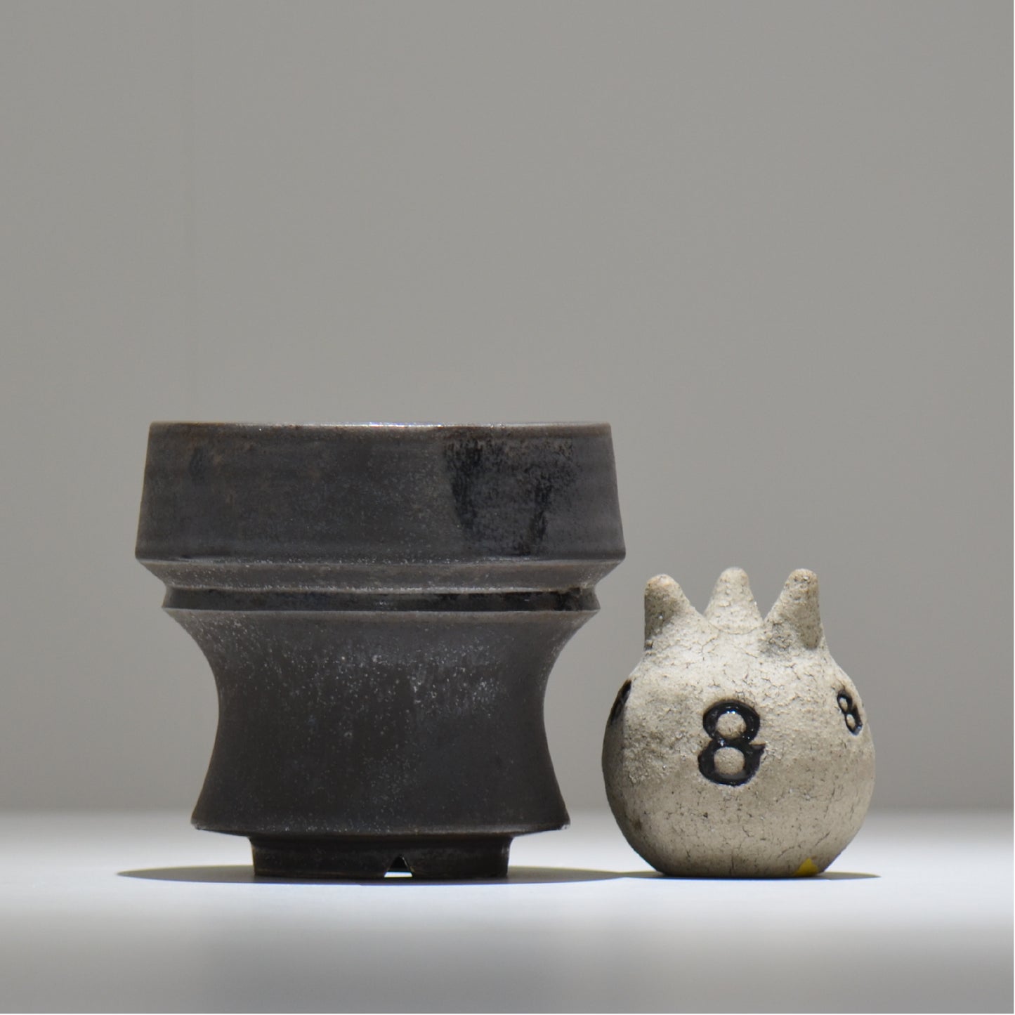 YATAGARASU / No.8 Type A 003 / XL / 約 φ12.5cm / 植木鉢
