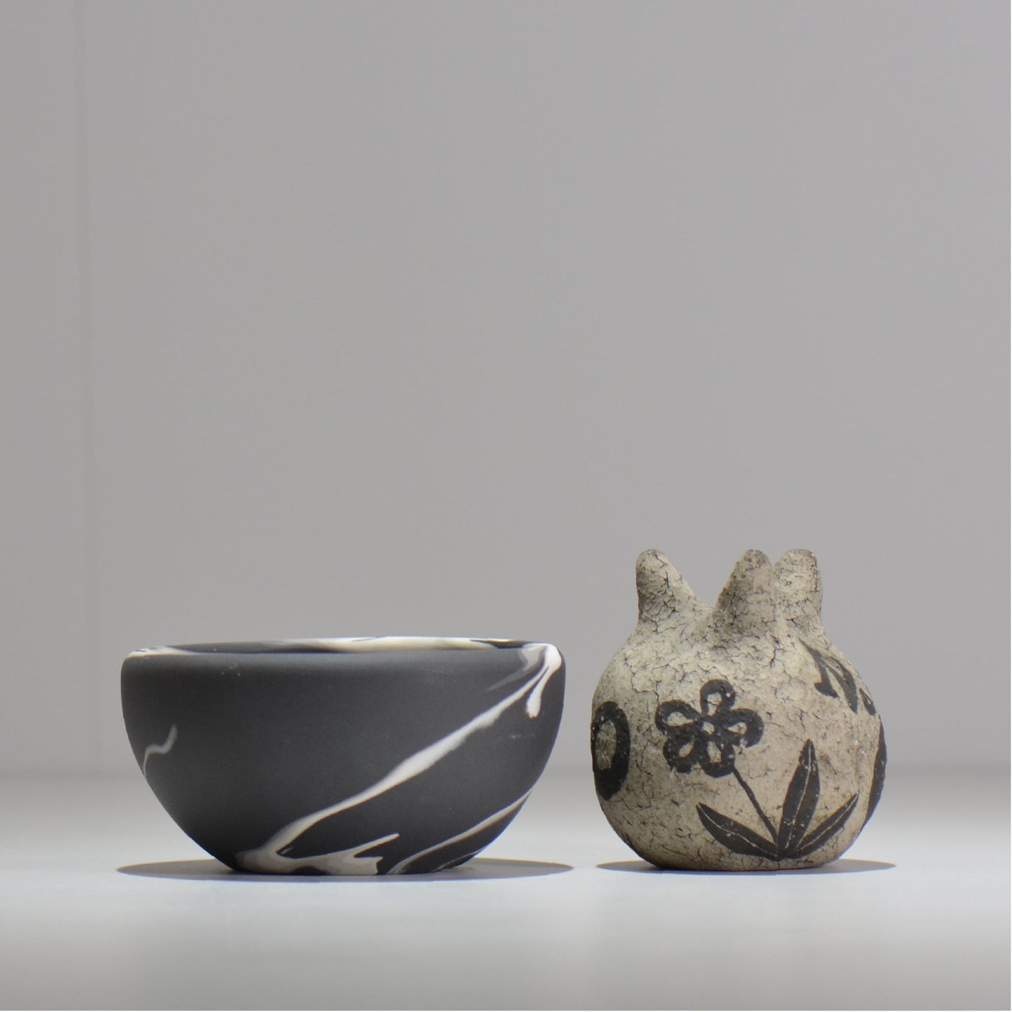 山本真郎 / 黒仙-kokusen / ys_ks01_s/ 約φ11cm / 植木鉢